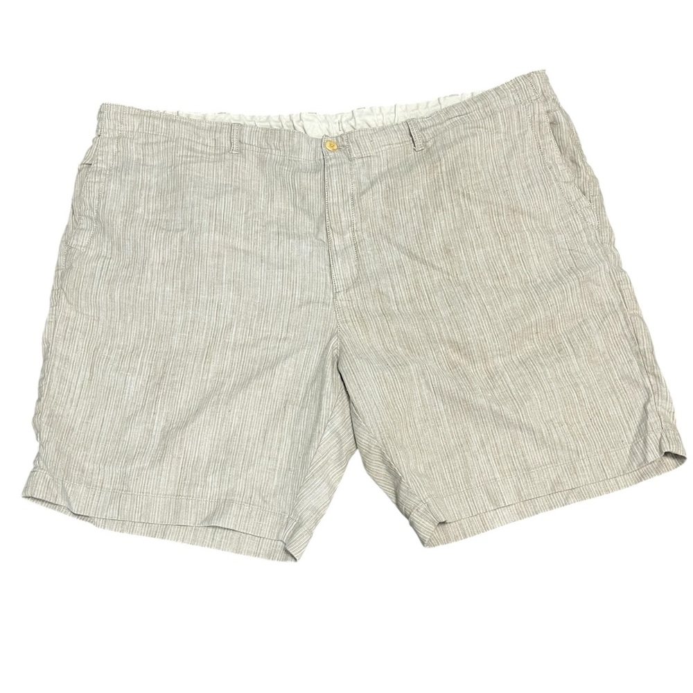 Tommy Bahama Linen Blend Harbor Herringbone Shorts Size 4XLB Casual Summer Men’s